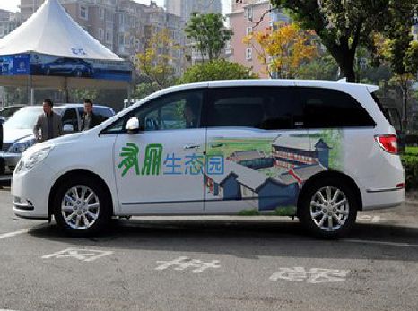 昆山户外车贴喷绘如何保持效果?